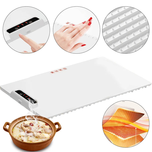 Electric Warming Tray With Adjustable Temperature Portable Electric