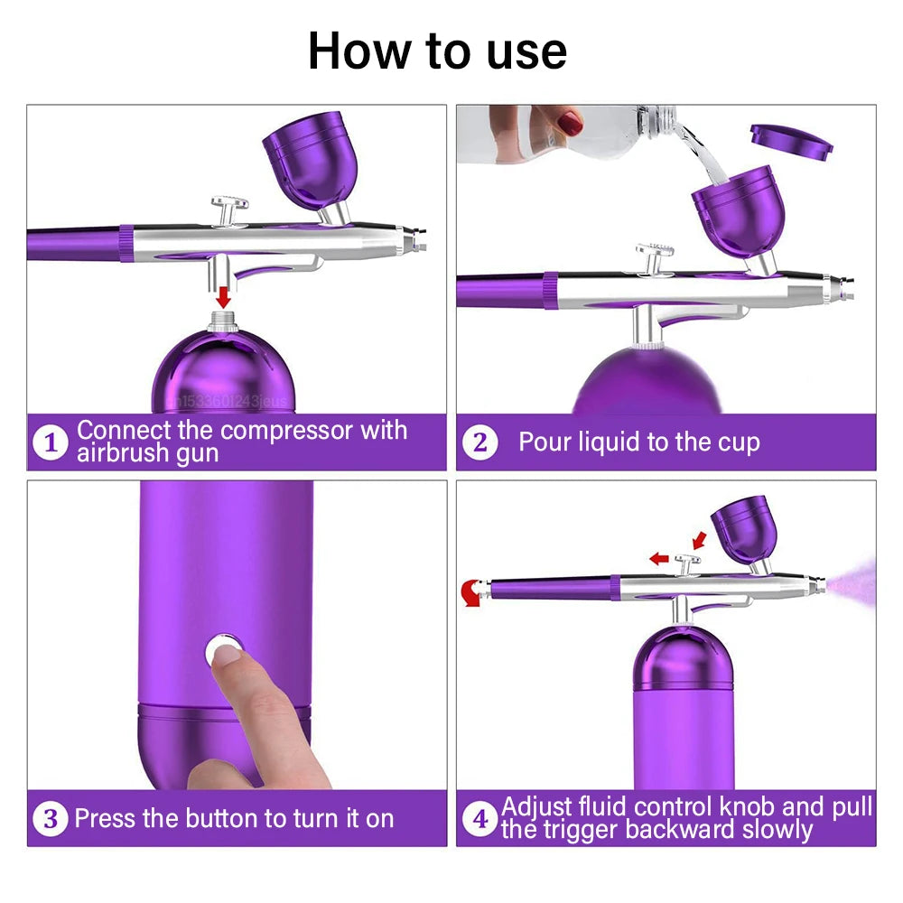 Compressor Portable Airbrush