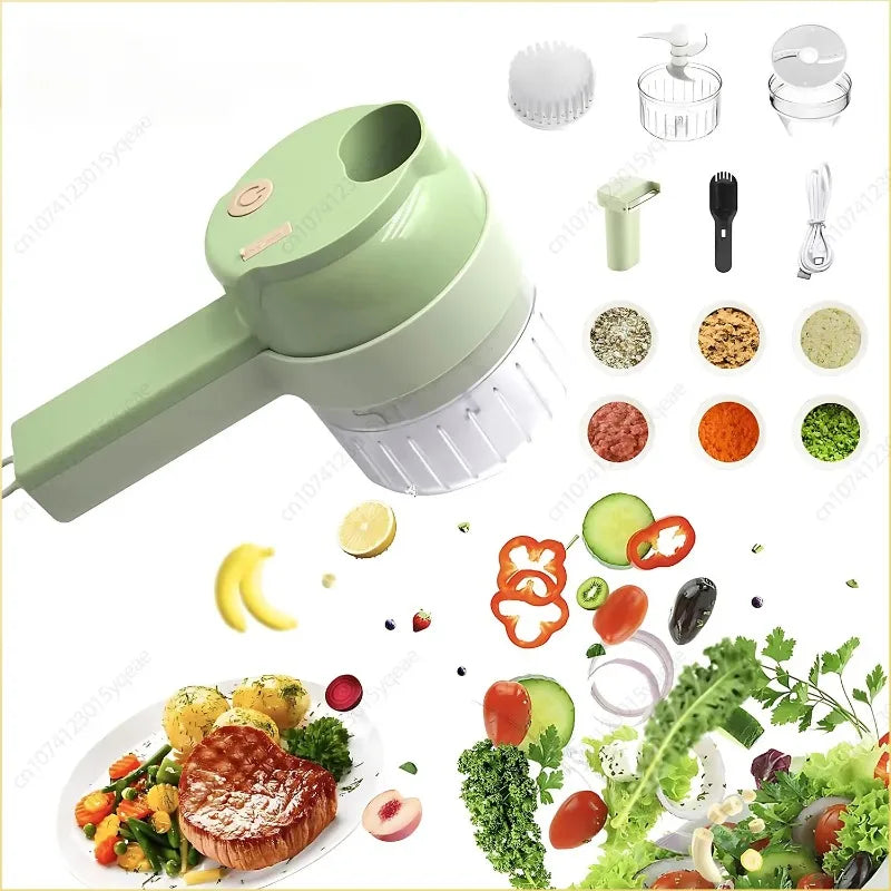 4 in 1 Multi-function Vegetable Processing Machine Portable