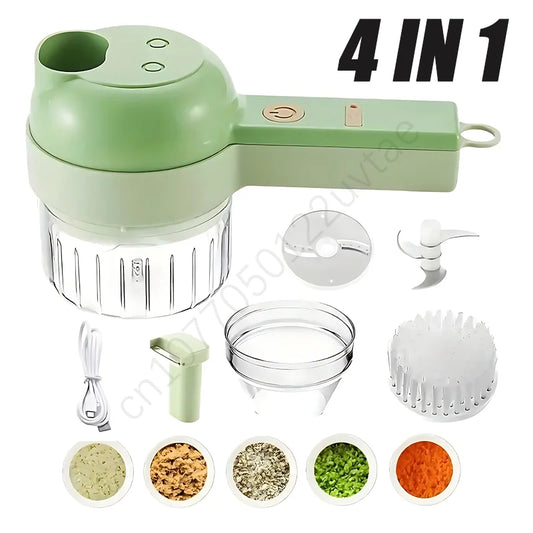 4 in 1 Multi-function Vegetable Processing Machine Portable